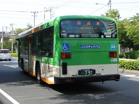 F【バス写真】L版6枚 東京都営バス 路線車 おしかっ